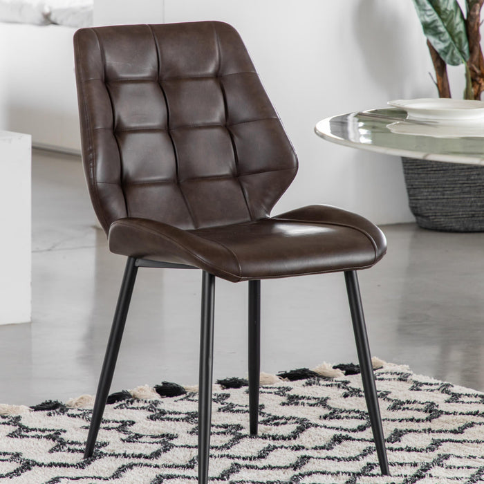 Manford Dining Chair Brown (