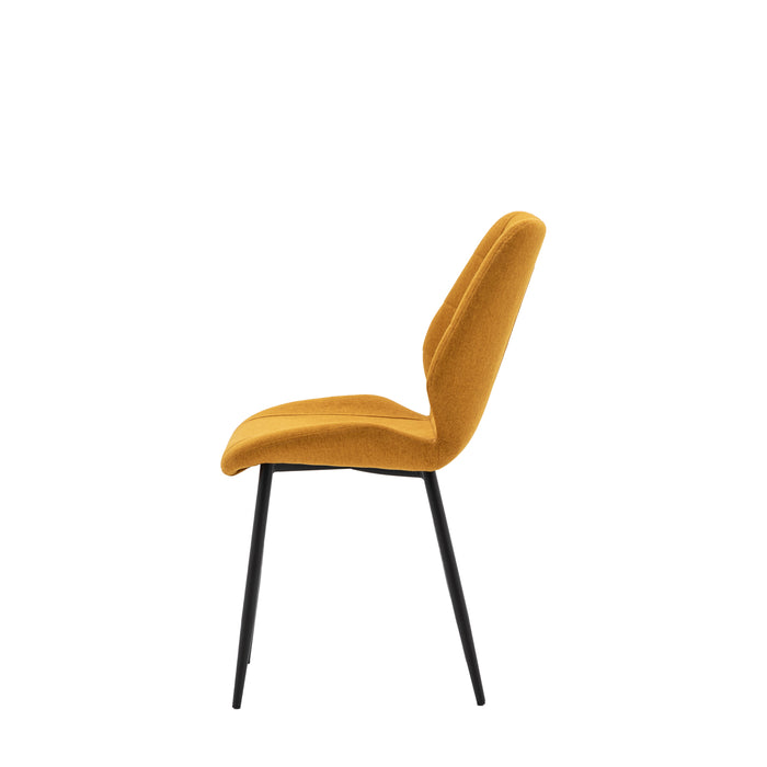 Manford Dining Chair Saffron (Two Pack)