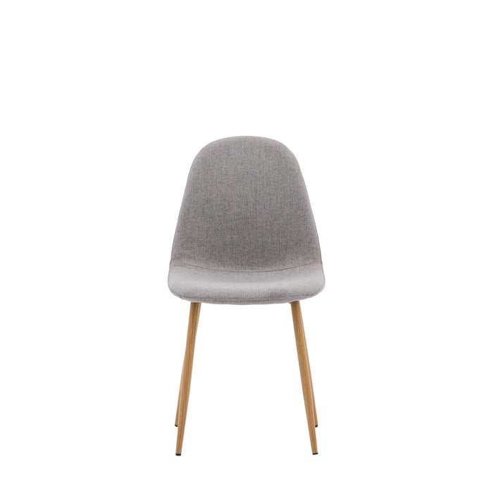 Millican Dining Chair Oak / Light Grey (