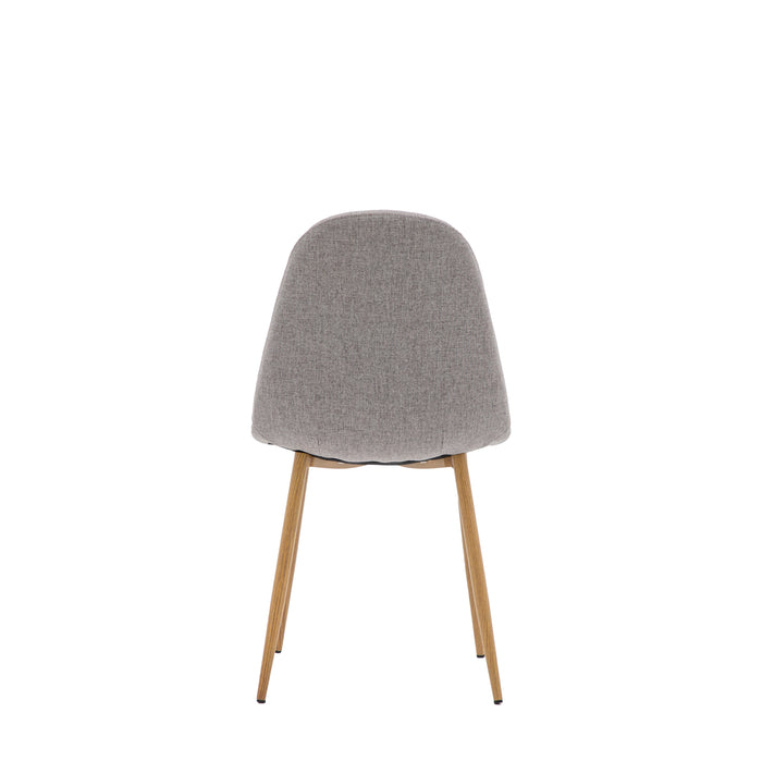 Millican Dining Chair Oak / Light Grey (