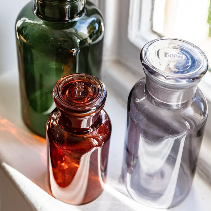 Apotheca Jar Brown (Set of three)