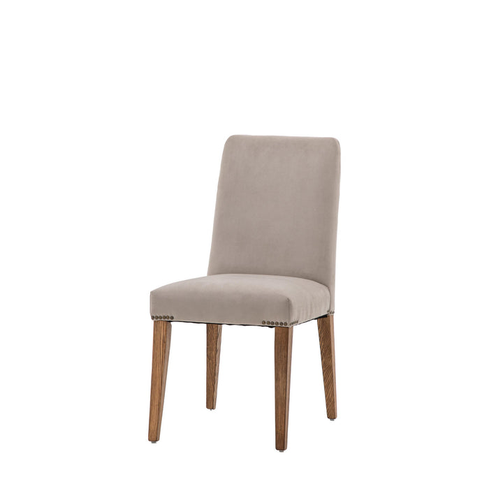 Highgrove Chair Dove Velvet (Two Pack)