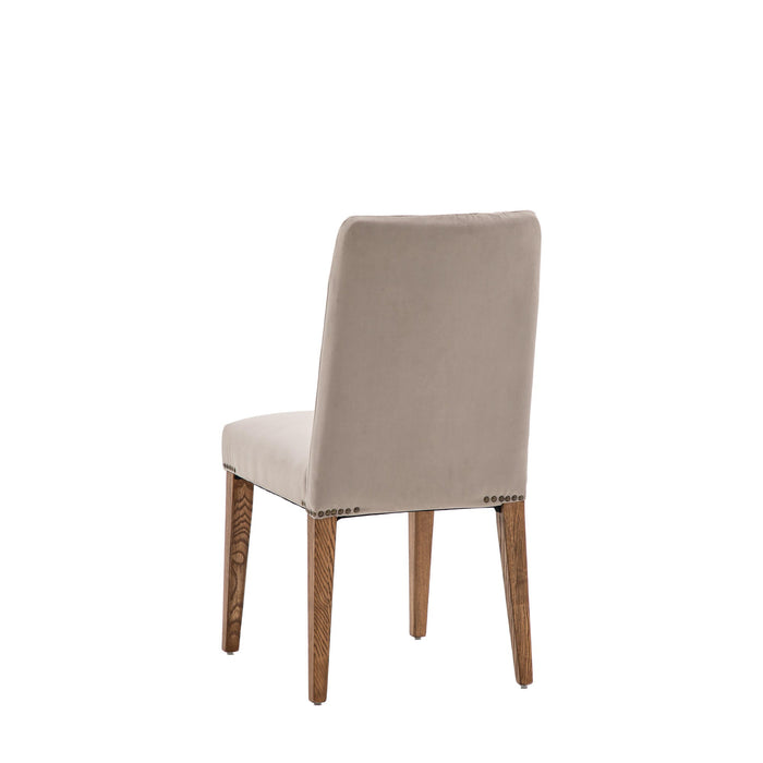 Highgrove Chair Dove Velvet (Two Pack)