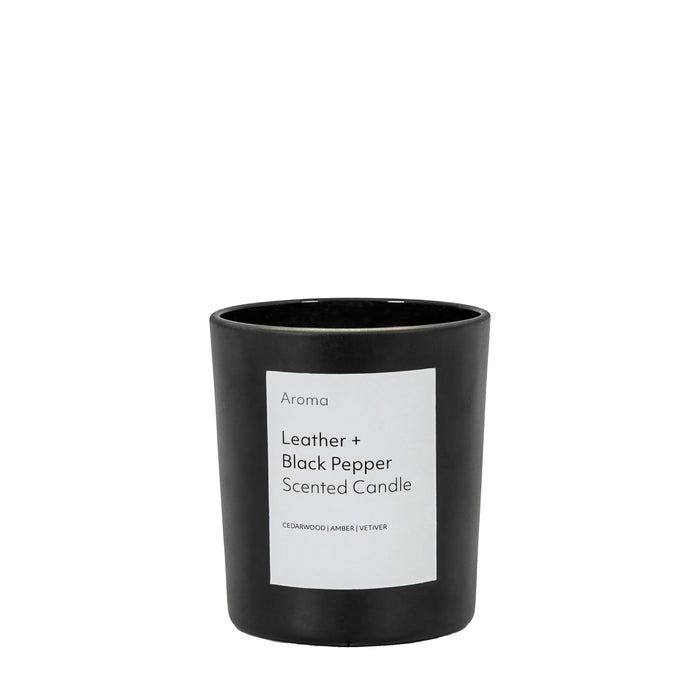 Candle Aroma Votive Leather & Black Pepper