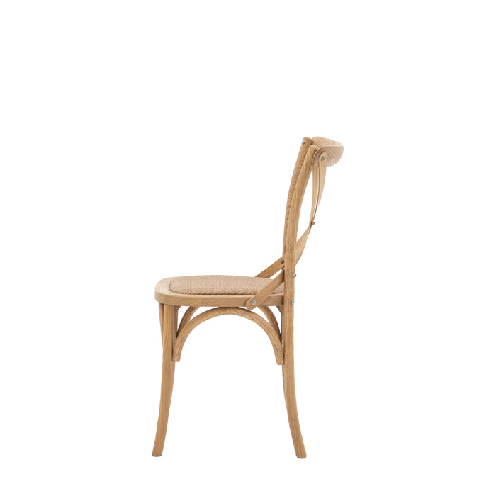 Cafe Chair Natural/Rattan (Two Pack)