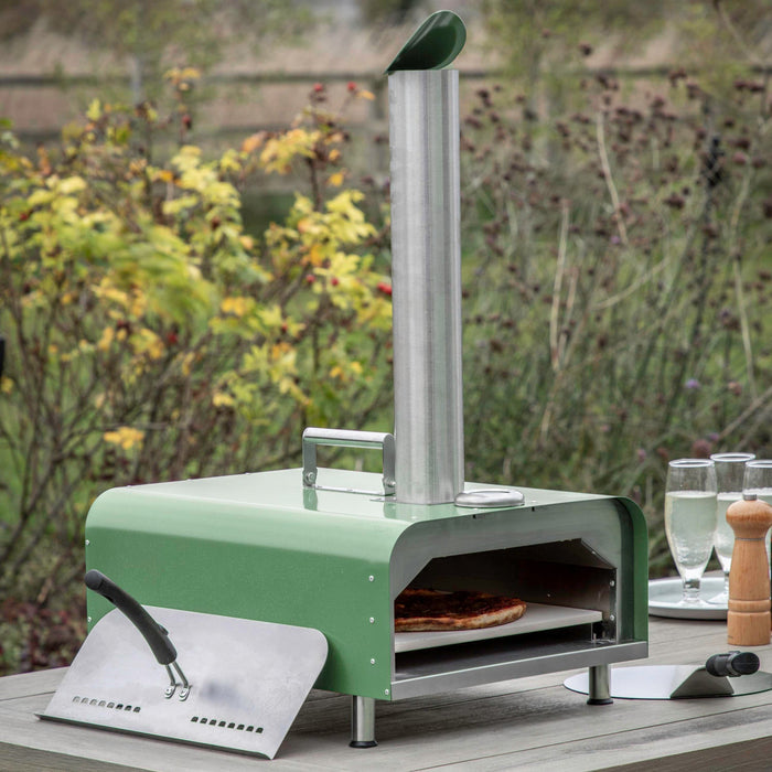 Sassari Pellet Pizza Oven Green