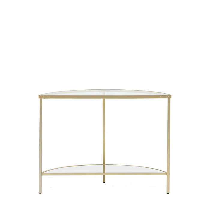 Hudson Console Table Champagne